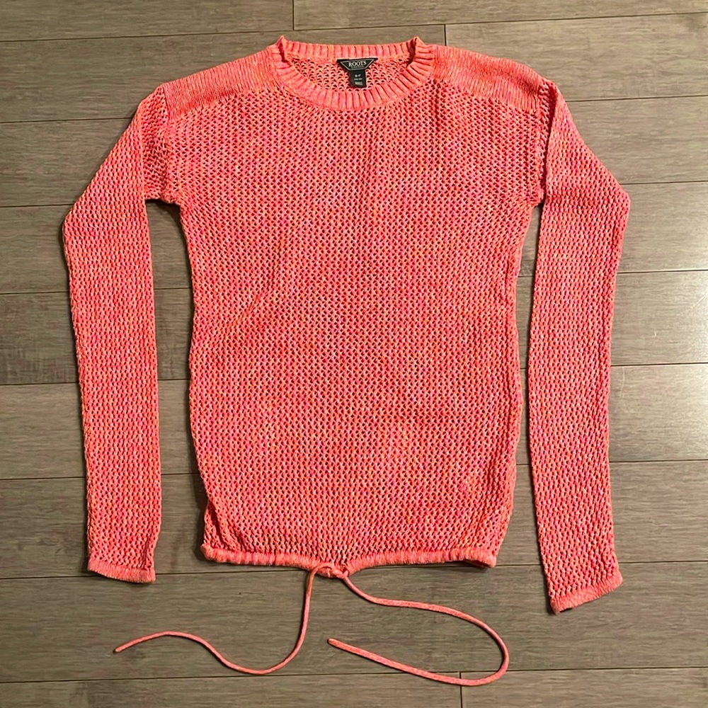 ROOTS Knitted 100% Cotton Sweater